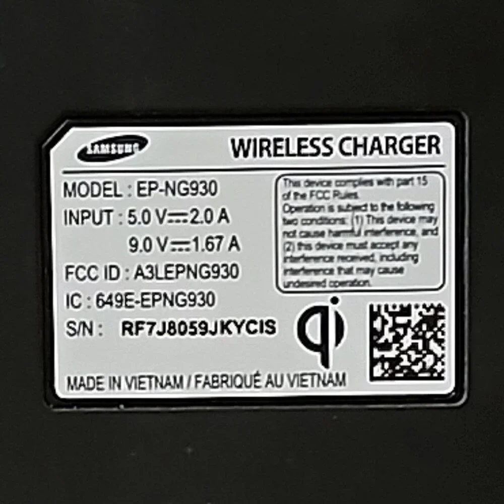 Samsung Wireless Fast Charge Stand w/USB Cable